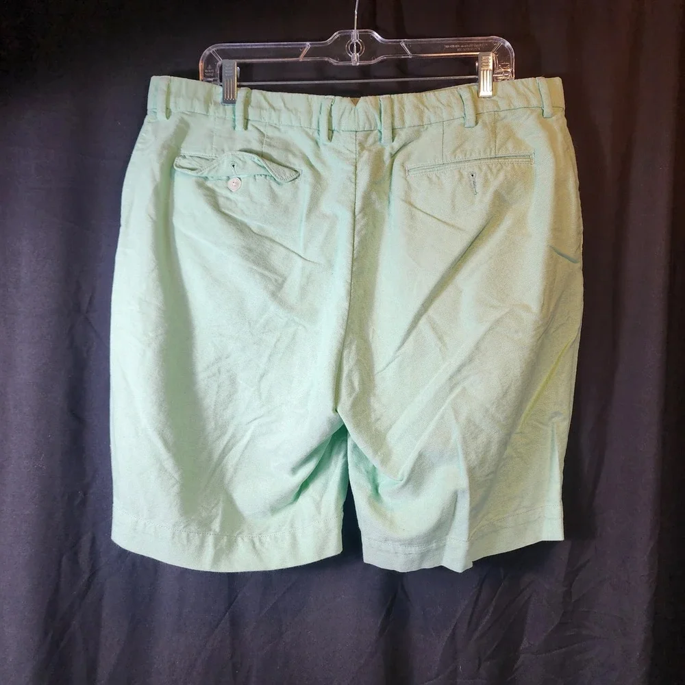 Polo Ralph‎ Lauren Men's Mint Green Chino Shorts Size 38 Flat Front Casual